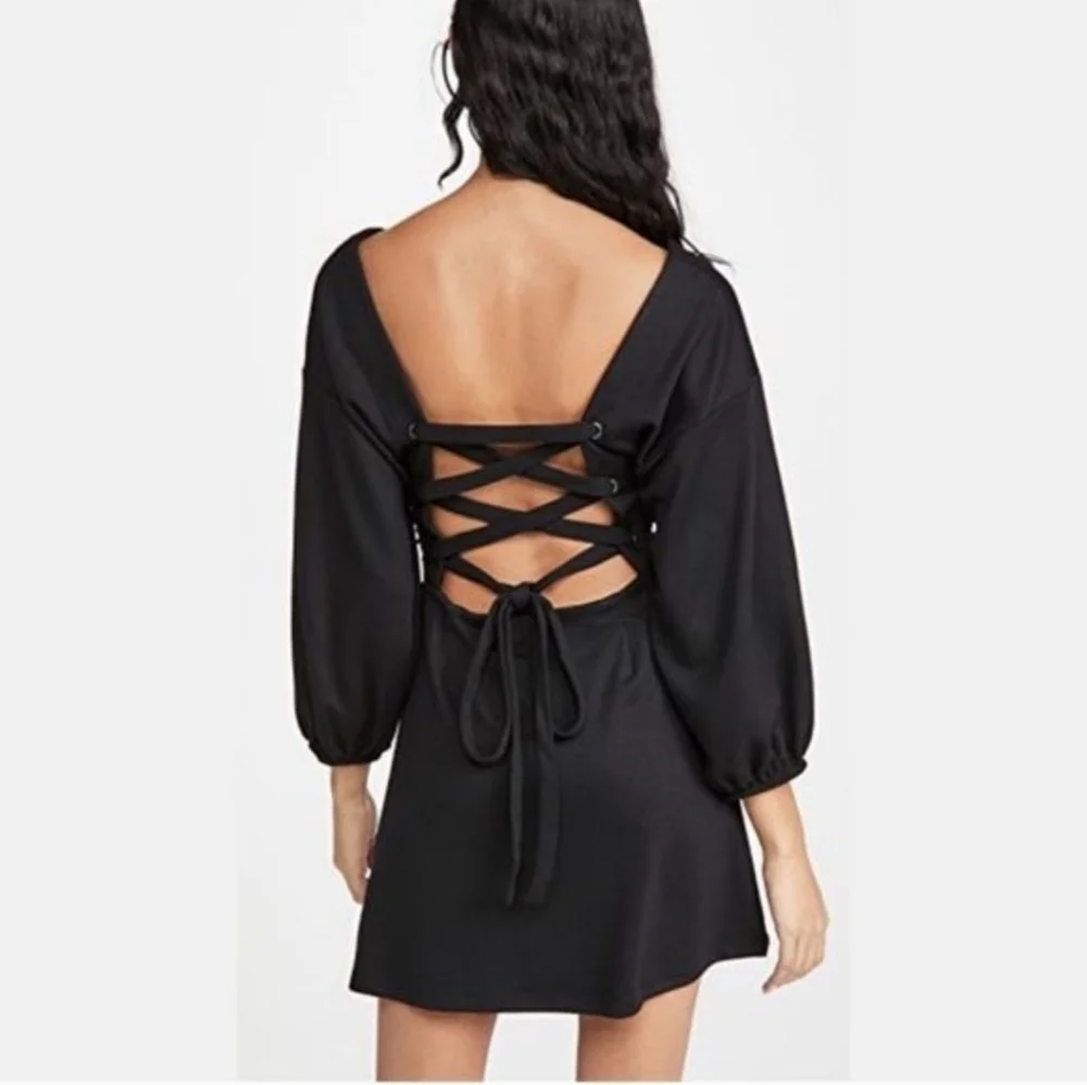 Free People NWTs Bianca Corset Back Mini Dress